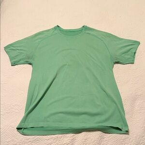 Lululemon Athletica Green Crew Neck Top